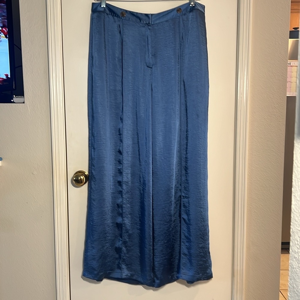 ASOS Unique 21 Women’s Wide Leg Satin Pants NWOT